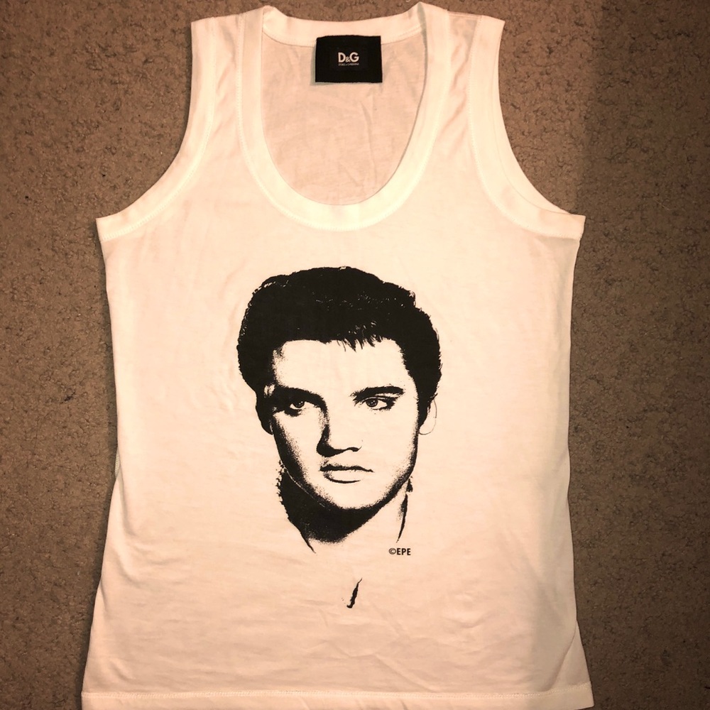 *RARE* Dolce & Gabbana Elvis Presley Tank Top